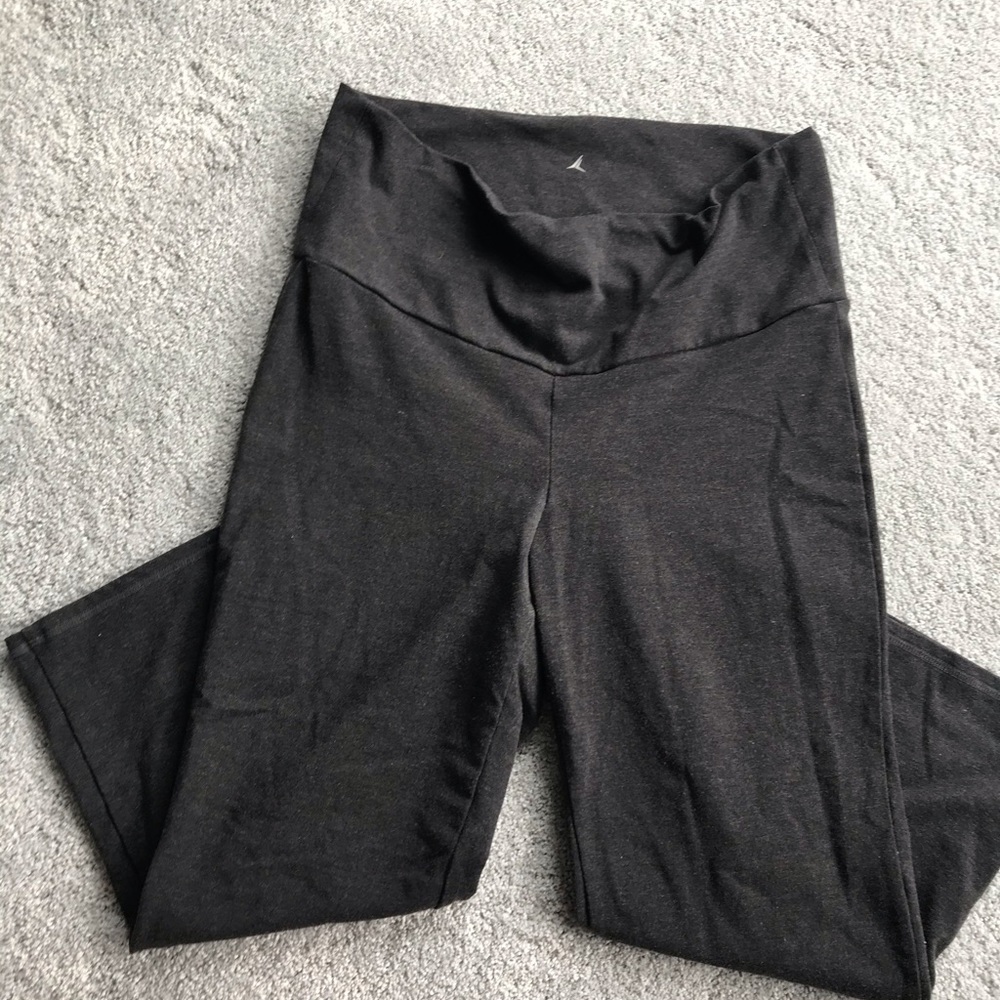 Old navy dark grey maternity capris